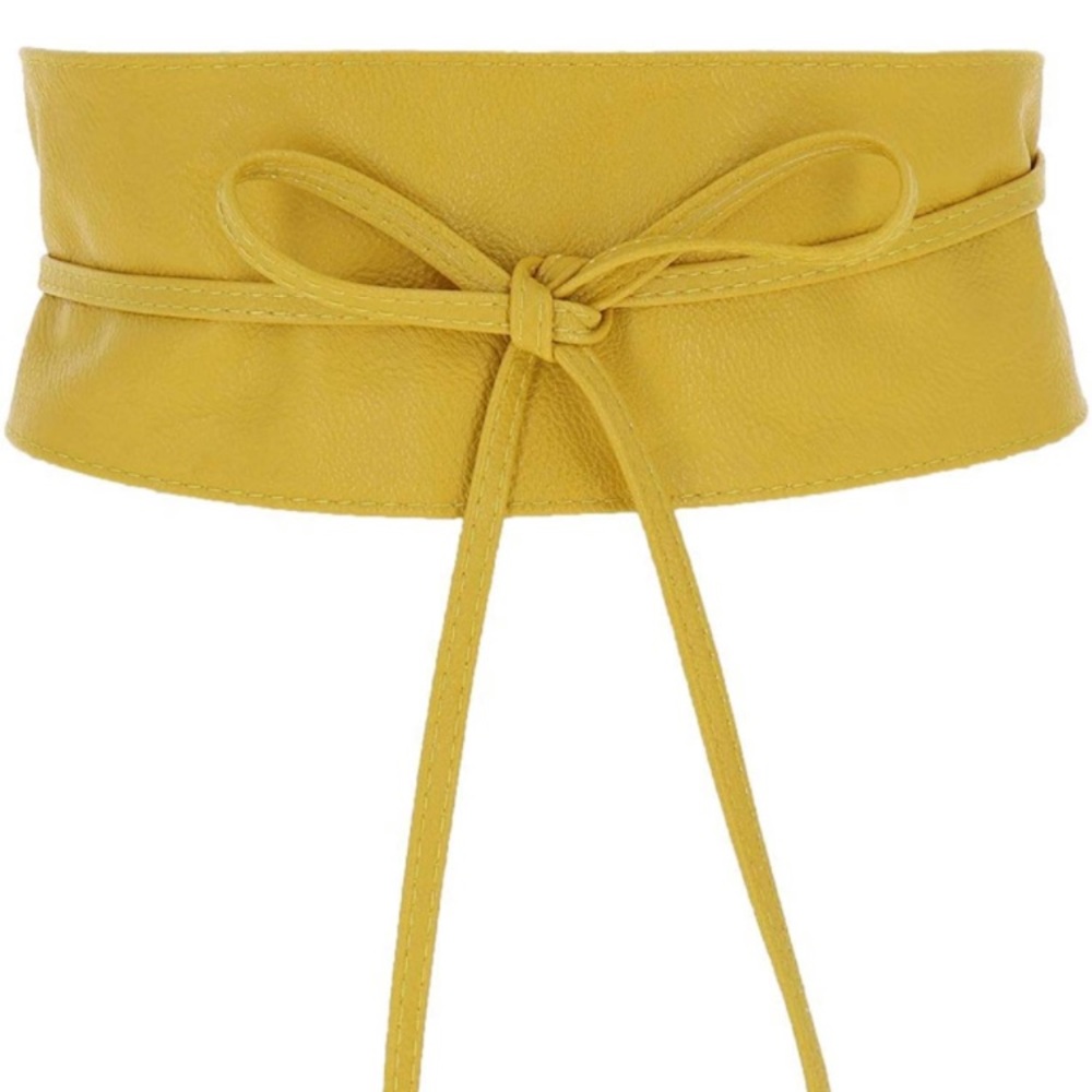 leatherette corset inspired Obi Belt